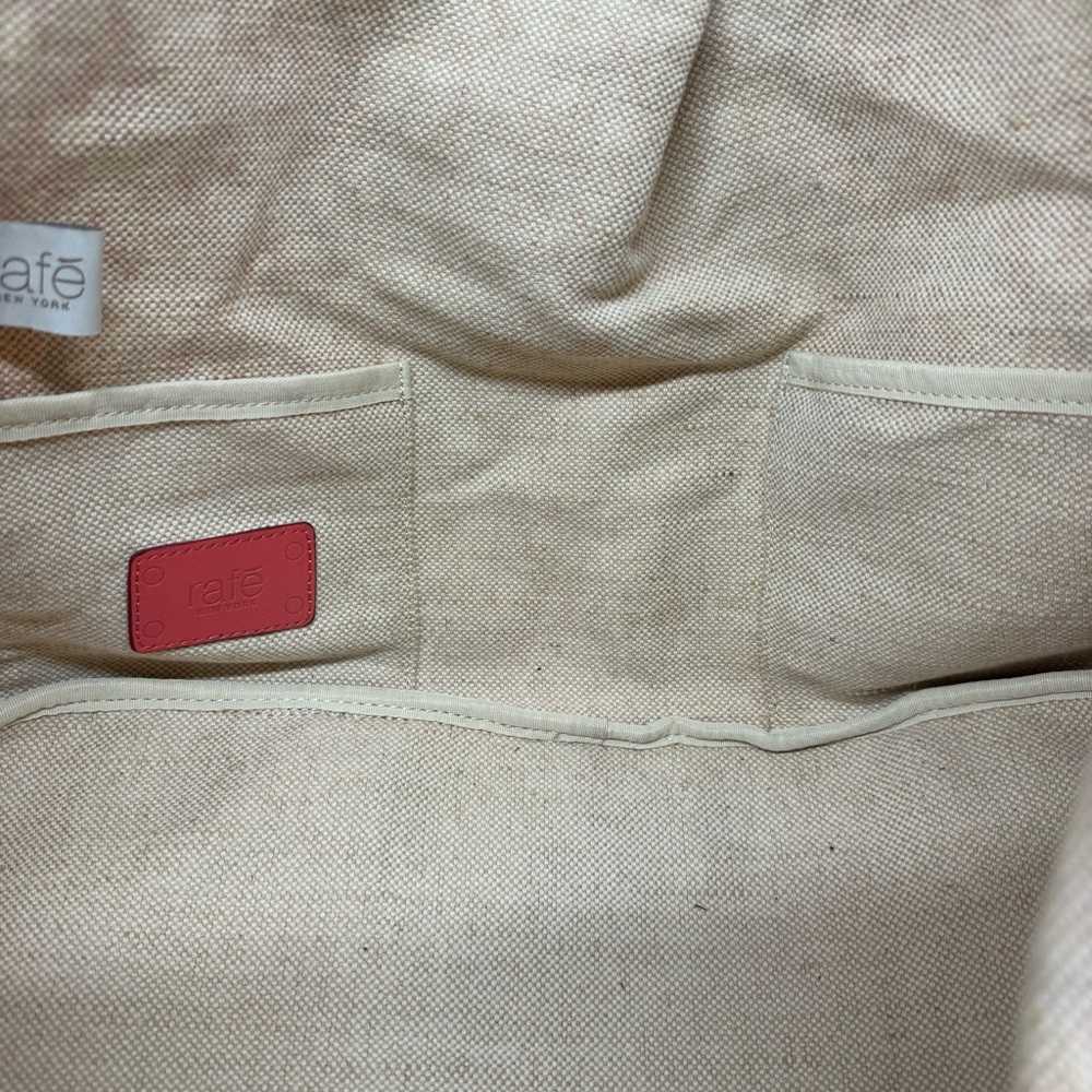 Rafe New York Playa beach bag XL orange multicolor - great condition 23” wide - Picture 12 of 15